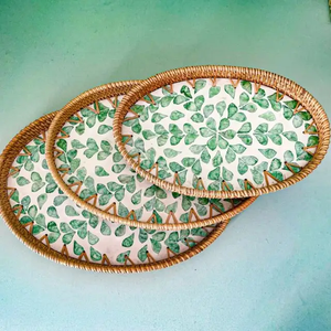 ถาดเสิร์ฟตกแต่งลายแม่มุกพร้อมดีไซน์ถาดช่างฝีมือ - Product Image 5