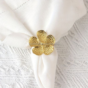 Porte-serviettes tendance en aluminium poli, design minimaliste américain, fait main, pour mariage, écologique, vente en gros, prix bas - Product Image 3