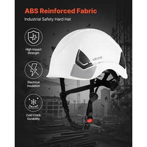 Casque de sécurité ABS pour la construction avec suspension à cliquet à 6 points, accessoire de casque essentiel pour la sécurité au travail - Product Image 3