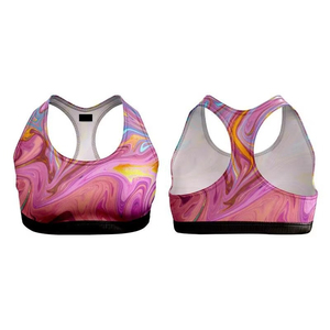 Women Sports Fitness <b>Bra</b> Front Style Adjustable Straps Yoga Wear Breathable Wireless High <b>Stretch</b> Support Top - Product Image 3