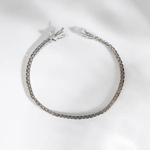 Bracelet tennis en moissanite couleur arc-en-ciel en argent sterling 925, fabrication sur mesure, fabricant de bijoux de luxe à bas prix - Product Image 4