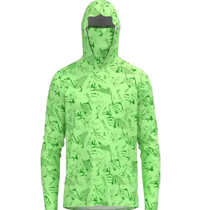 Camisetas de Pesca de Poliéster UPF50+ de Alta Calidad, Secado Rápido, con Capucha, Diseño Transpirable, Protección Solar, 100% Poliéster - Product Image 4