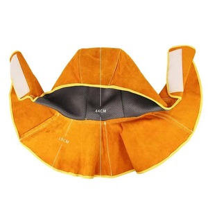 Housse de protection en cuir sur mesure pour casque de soudage, écologique, coupe ample, respirante, couvrant le cou et les épaules, prix abordables pour la vente en ligne - Product Image 3