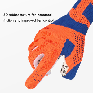 Football Goalkeeper Gloves Full Finger Non Slip Breathable Adjustable Wrist Strap Unisex Sports PU Material Silicone Printing - Product Image 6