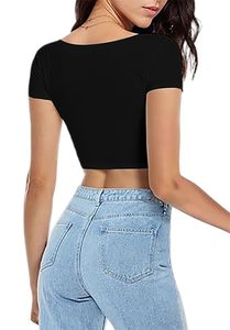 Camiseta de Verano STELLAR Ultraligera de 180g, Corte Regular, para Mujer, Ecológica, de Poliéster/Algodón, Casual, Cuello Redondo, Manga Corta - Product Image 3