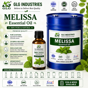 Huile essentielle de Melissa, huile aromatique naturelle pour l'aromathérapie, les cosmétiques, le savon, les soins capillaires, les soins de la peau, le massage, le bien-être et la parfumerie - Product Image 3