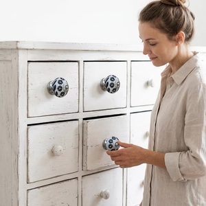 Modern Indian Beautiful <b>Ceramic</b> <b>Knobs</b> & Pull for <b>Drawer</b> Cabinets for Wardrobe Dresser Bedroom & Bathroom Use [CK 474] - Product Image 3