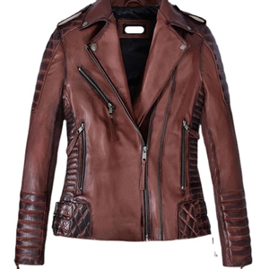Women Genuine Lambskin Leather <b>Biker</b> <b>Jacket</b> New Fashion Spring Fall Motorcycle <b>Jacket</b> - Product Image 1