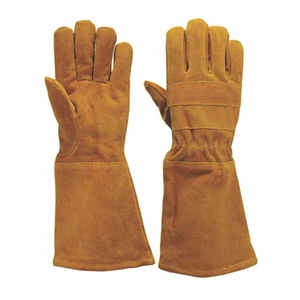 Gants de soudure en cuir de vachette pleine fleur, haute performance, protection industrielle des mains, résistance à l'abrasion, usage intensif - Product Image 1
