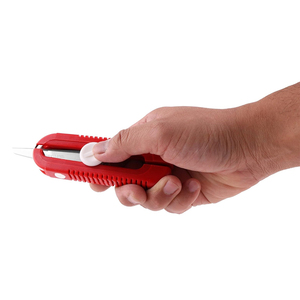 Tijeras de belleza mini de la mejor calidad, mango de plástico rojo, plegables, para uso escolar, para niños - Product Image 4