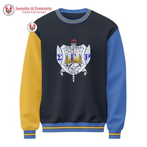 Sweat-shirt en coton pour femmes, imprimé sur le devant, tailles personnalisées, respirant, séchage rapide, sweat-shirt pour femmes de sororité - Product Image 1