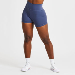 Shorts de Yoga de Cintura Media para Mujer, Alta Calidad, Transpirables, Resistentes al Viento, Secado Rápido, para Fitness y Ejercicio, Poliéster/Spandex, Venta al Por Mayor - Product Image 1