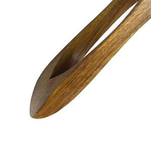 Cuillère musicale en bois naturel, instrument de percussion folklorique fait à la main pour l'éducation à la musique traditionnelle et les spectacles sur scène - Product Image 6
