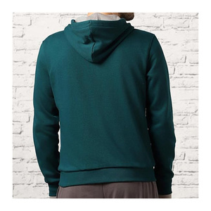 Sudadera con capucha personalizada de alta calidad para hombre, con cremallera completa, estilo urbano, con logotipo personalizado. - Product Image 3