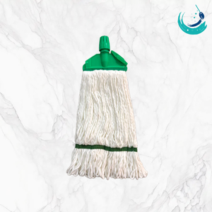 Têtes de balai KSR en fil blanc de haute qualité, type Kentucky, avec support à clip quatre couleurs, auto-essoreur, durables et réutilisables pour le nettoyage des sols - Product Image 4