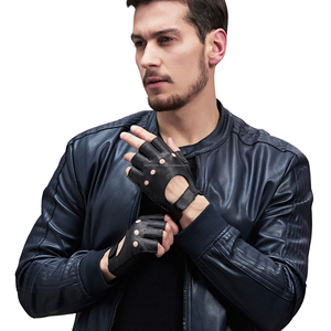 Gants de conduite en cuir de luxe pour hommes et femmes, gants de course vintage, design doux et respirant, au prix d'usine - Product Image 4