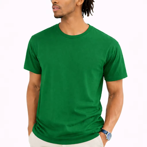 T-shirt personnalisé en coton lourd 100% coton 270 GSM, streetwear homme, uni, coupe classique, respirant, séchage rapide, tendance. - Product Image 2