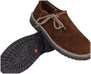 Zapatos Casuales de Lujo para Hombre, de Cuero Genuino Marrón, con Suela Suave - Product Image 1