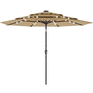 Ombrellone da Esterno Color Kaki per Terrazza e Cortile, Ideale per Giardino e Patio - Product Image 5