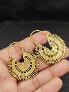 Jewelry brass <b>Earrings</b> Trend Gold Plated amethyst quartz drop <b>Earrings</b> for Handmade Elegant Dangle <b>Earrings</b> - Product Image 6