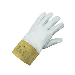 Gants de sécurité en cuir de vachette pour soudage TIG, qualité OEM supérieure, nouveau design, vente en gros, mitaines en cuir de vachette - Product Image 5