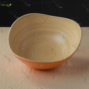 Tazones de Ensalada de Bambú Ecológicos Personalizados, Diseño Clásico, Desechables, Ligeros, No Tóxicos, para Uso Doméstico, Venta al por Mayor - Product Image 1