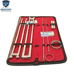 Juego de fetotomos profesionales veterinarios de acero inoxidable con tubo protector de alambre OB para parto difícil/distocia - Product Image 6