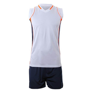 Ensembles d'uniformes de volley-ball personnalisés de haute qualité, impression par transfert thermique, 100% polyester, unisexe, adulte, imperméable, respectueux de l'environnement - Product Image 3