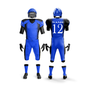 Prix d'usine, ensemble d'uniformes de football américain personnalisés, tissu 100% polyester, fabriqué au Pakistan, prix bas, OEM personnalisé, respirant - Product Image 6