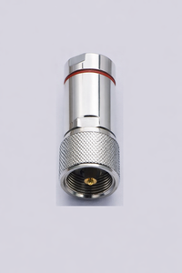 Conector Coaxial RF UHF Premium 1/2, Cromado, para Transmisión de Señal de Comunicación Industrial - Product Image 2
