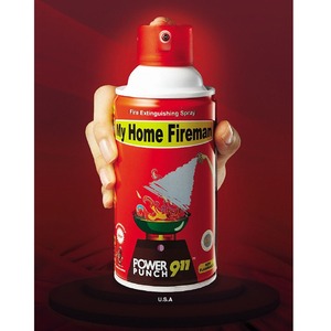 เครื่องดับเพลิงพกพา NARA systems รุ่น Power Punch 119 ปลอดภัยต่อสิ่งแวดล้อม สำหรับดับไฟประเภท A & C ใช้ได้กับครัว รถยนต์ และแคมป์ปิ้ง - Product Image 1