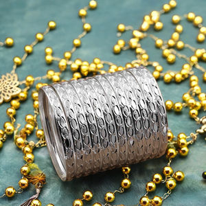 กำไลเงินชุบขายส่ง, กำไลแฟชั่น, กำไลเงินสั่งทำ, กำไลเงินแบบดั้งเดิม, กำไลทองเหลืองชุบเงิน - Product Image 2