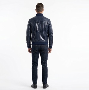Vestes en cuir d'agneau véritable personnalisées avec logo, écologiques, respirantes, de haute qualité pour hommes - Product Image 5