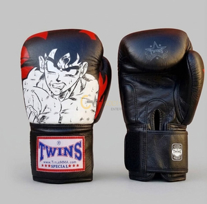 Custom Brand <b>Dragon</b> Ball Anime Genuine Leather Boxing Glove Unisex Adult Training Kickboxing Gloves Density Foam Sparring Gloves - Product Image 2