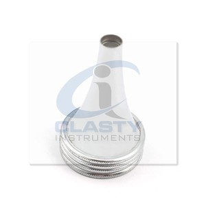 Spéculum auriculaire pédiatrique en acier inoxydable de haute qualité, instrument médical manuel ORL pour l'examen de l'oreille, du nez et de la gorge, certifié CE - Product Image 1