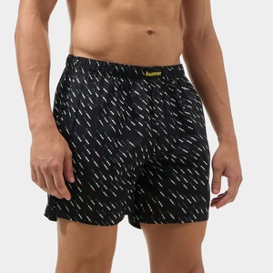 Shorts décontractés pour hommes, coupe ample, style streetwear, hip-hop, personnalisables, écologiques, respirants, anti-plis, avec logos, en polyester/coton - Product Image 4