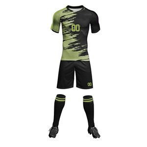 Maillots de football unisexes personnalisés de haute qualité avec logo, ensembles de hauts à manches courtes, séchage rapide, 100% polyester - Product Image 3