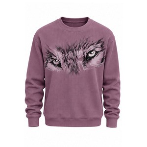 <b>Men's</b> Waffle Knit Sweatshirt <b>Thermal</b> Pullover Crew Neck Long Sleeve Warm Casual Winter Custom Wholesale Streetwear Fashion <b>Top</b> - Product Image 1