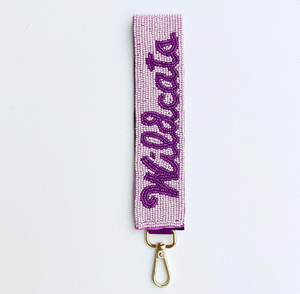 Porte-clés en aluminium écologique avec broderie de perles tissées à la main, design moderne, motif personnalisé par MULTI CRAFT - Product Image 1