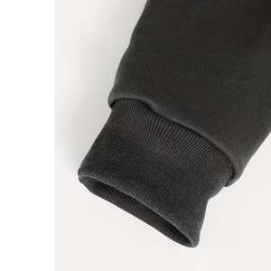 Men's Women's Half Zip Sweatshirt Streetwear Oversized <b>Mock</b> <b>Neck</b> Plain Cotton Fleece Custom Logo <b>Top</b> - Product Image 3