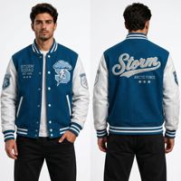 Blouson universitaire pour homme en laine noire avec manches en cuir violet, patch en chenille, patchwork sur le devant, style baseball, pour l'hiver