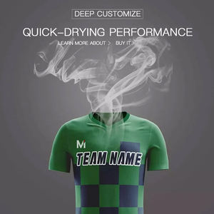 Conjunto de Uniforme de Fútbol Personalizado Premium, Camiseta y Pantalones Cortos Transpirables con Impresión por Transferencia de Calor, Kit Profesional para Equipos, OEM, Tallas Grandes - Product Image 3