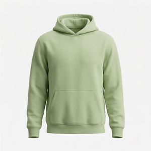 Sudaderas con Capucha para Hombre, 100% Algodón, 450GSM, Diseño Sólido, Corte Recortado, Estilo Oversize, con Logotipo Personalizado OEM - Product Image 1