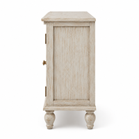 Buffet à 2 portes en bois massif de qualité supérieure, motif spirale, écologique, gain de place, idéal pour salon ou hôtel