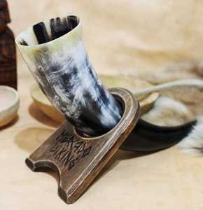 Cuerno Vikingo Tradicional Pulido, Taza de Cuerno Natural para Cidra, Cerveza, Ale, Recuerdo, Reenactaciones Históricas - Product Image 3