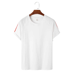 Camiseta de Hombre Negra 100% Algodón Estampada, Manga Corta, Cuello Redondo, Corte Regular, Informal, Transpirable, Tejido de Punto Ecológico - Product Image 2