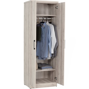 Armario Compacto de Dos Puertas con Cajones para Dormitorio, Precio Mayorista, Ideal para Apartamentos, Propiedades de Alquiler y Alojamientos para Personal - Product Image 4