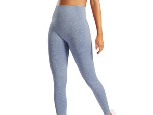 Leggings décontractés pour femmes à taille mi-haute, respirants, durables, sans coutures, en spandex et polyester tricoté, avec impression personnalisée – Meilleures ventes - Product Image 4