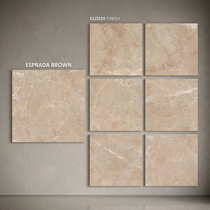Vistaar Fancy Grey, Baldosa de Porcelana de 800x800 mm, Baldosa de Cerámica de 80x80 cm, Alto Brillo, Color Marfil, para Decoración de Paredes de Sala de Estar - Product Image 4
