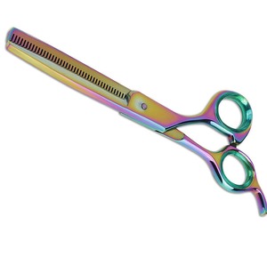 Tijeras de peluquero con mango de acero inoxidable, hoja recta afilada para cortar y entresacar el cabello, para hombres y mujeres, para salones de belleza - Product Image 4
